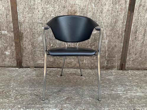 Rosa design stoel - Nieuw en goedkoop!!!, Huis en Inrichting, Stoelen, Nieuw, Eén, Leer, Metaal, Zwart, Ophalen of Verzenden