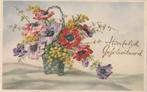 BLOEM BLOEMEN JAREN 50 ZEER MOOIE OUDE KAART KH462, Verzenden, 1940 tot 1960, Gelopen, Overige thema's