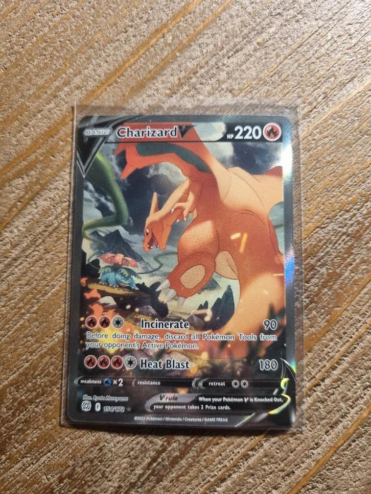 Charizard V Alt Art 154/172 top conditie, Verzamelen, Overige Verzamelen, Nieuw, Ophalen of Verzenden