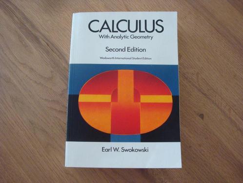 Boek Calculus with analytic geometry English wiskunde, Boeken, Studieboeken en Cursussen, Zo goed als nieuw, HBO, Beta, Ophalen of Verzenden
