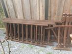 Hardhouten balustrade, Tuin en Terras, Tuinhekken en Hekwerk, Ophalen, Zo goed als nieuw, Hout, Tuinhek
