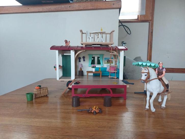 Schleich set pipowagen, Verzamelen, Speelgoed, Gebruikt, Ophalen