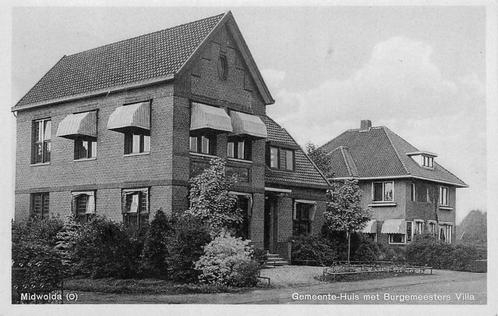 (378-332-027) Midwolda Gemeentehuis, Verzamelen, Ansichtkaarten | Nederland, Groningen, Verzenden
