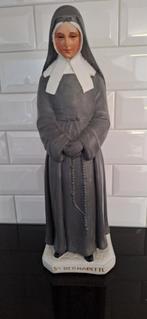 Prachtig heilig beeld Bernadette, Antiek en Kunst, Antiek | Religie, Ophalen of Verzenden