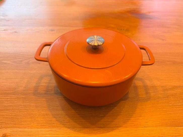 Comebekk Gietijzeren Braadpan - 24 cm, Huis en Inrichting, Keuken | Potten en Pannen, Gebruikt, Koekenpan of Braadpan, Gietijzer