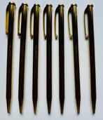 7x Vintage Goudkleurige vulpotloden., Verzenden, Zo goed als nieuw