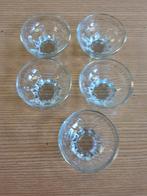 Likeur schaaltjes met lepeltjes, Gebruikt, Ophalen of Verzenden, Effen, Glas