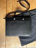 Ideal of Sweden Leren Laptoptas Zwart, Computers en Software, Laptoptassen, Ophalen of Verzenden, 13 inch, Zo goed als nieuw, Schoudertas