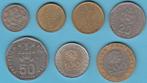 Portugal 7 verschillende munten 2½ tm 200 Escudos 1985-1992, Postzegels en Munten, Munten | Europa | Niet-Euromunten, Ophalen of Verzenden