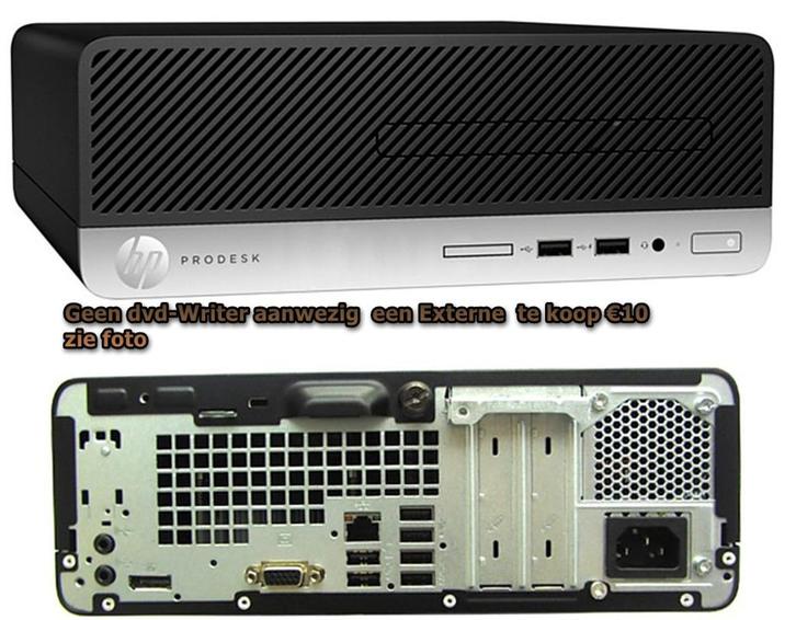HP ProDesk 400 G4 SSF, Computers en Software, Desktop Pc's, Zo goed als nieuw, 3 tot 4 Ghz, HDD, SSD, 8 GB, Ophalen of Verzenden