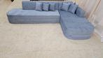 Nieuwe Luxe Hoekbank in Blauw Velours – Modern & Comfortabel, Ophalen, Hoekbank, Vierpersoons of meer, 300 cm of meer