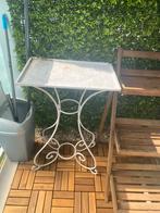 Tuintafel metaal, Tuin en Terras, Ophalen, Gebruikt, Metaal