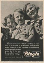 retro reclame 1939 Bleyle kindermode jongens meisjes mooi, Verzenden, Overige typen
