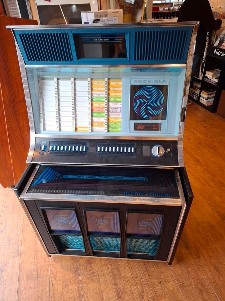 Vier Jukeboxen te koop, Verzamelen, Automaten | Jukeboxen, Gebruikt, Rock Ola, Ophalen