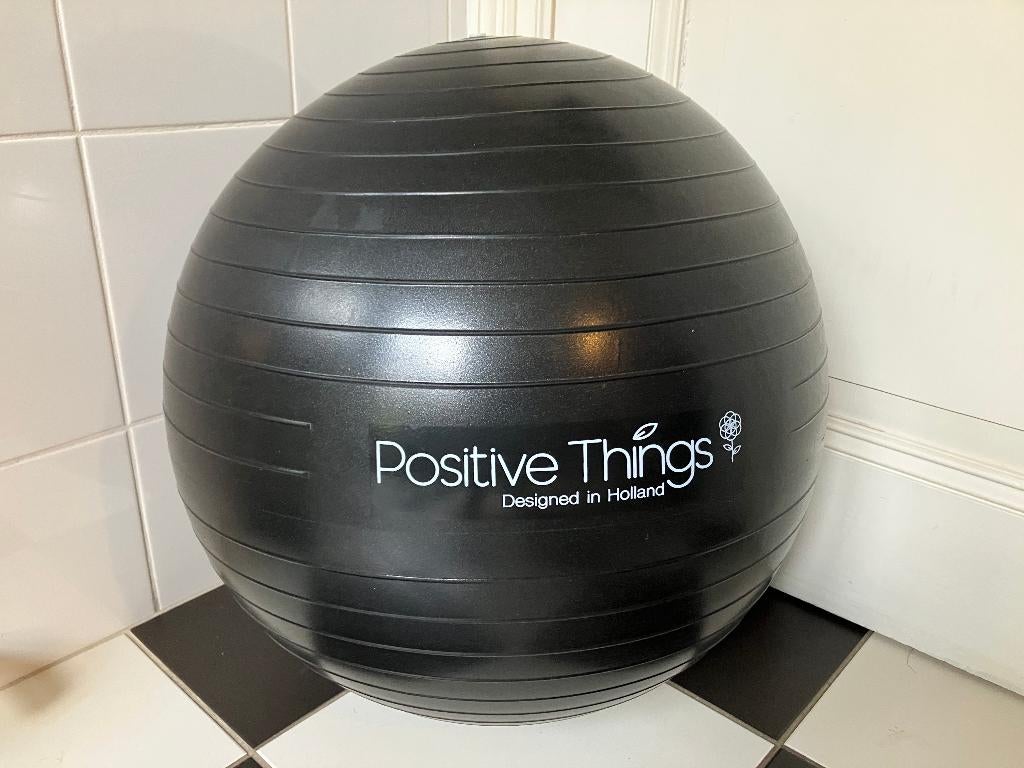 Mooie fitnessbal gymbal oefenbal 55 cm - Zie alle foto’s, Ophalen of Verzenden, Zo goed als nieuw, Benen, Fitnessbal
