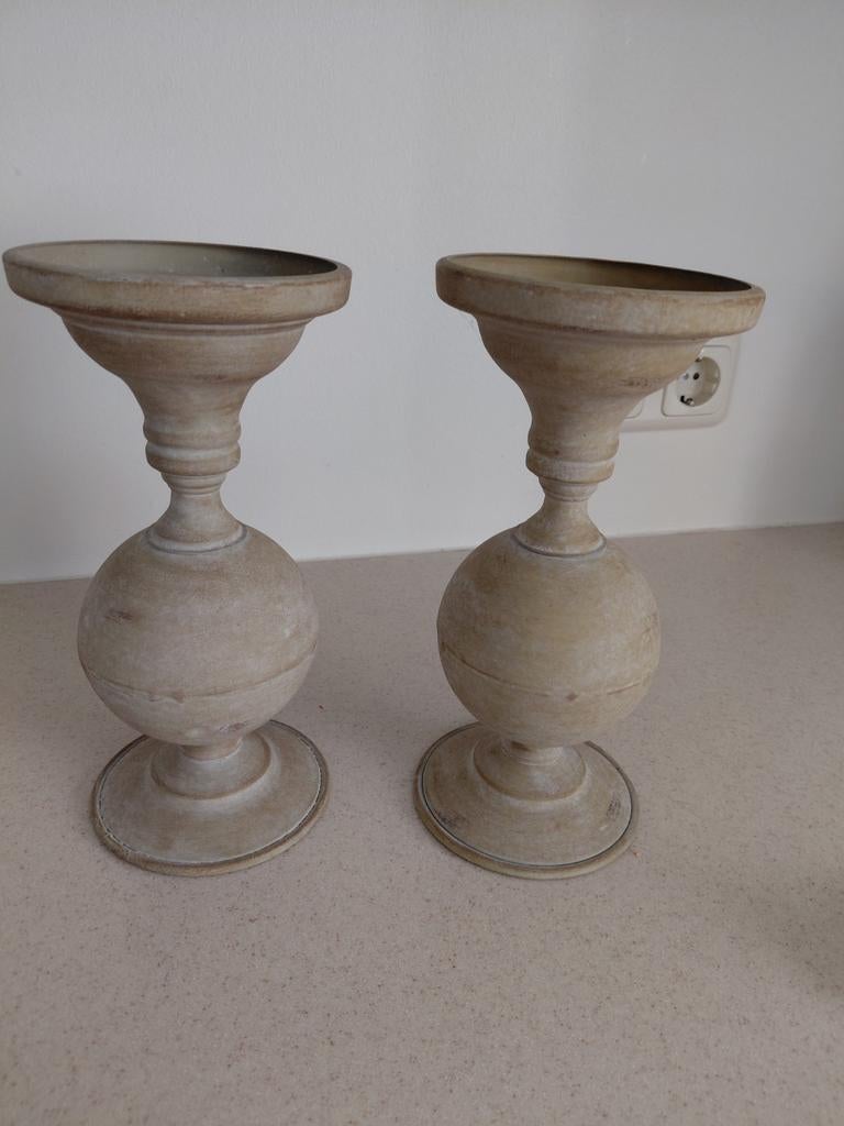 2 kaarsenstandaards, Ophalen, Overige materialen, Minder dan 25 cm