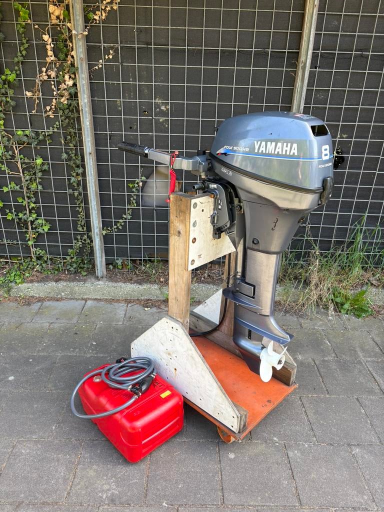 Yamaha 8 pk 4 takt langstaart buitenboordnotor boot motor., Ophalen, Gebruikt, 5 tot 10 pk, Viertaktmotor