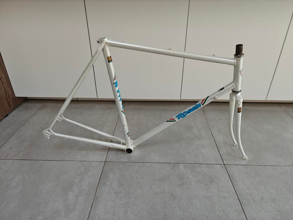 Rossin frame en voorvork maat 57, Ophalen, Zo goed als nieuw, Racefiets, Frame