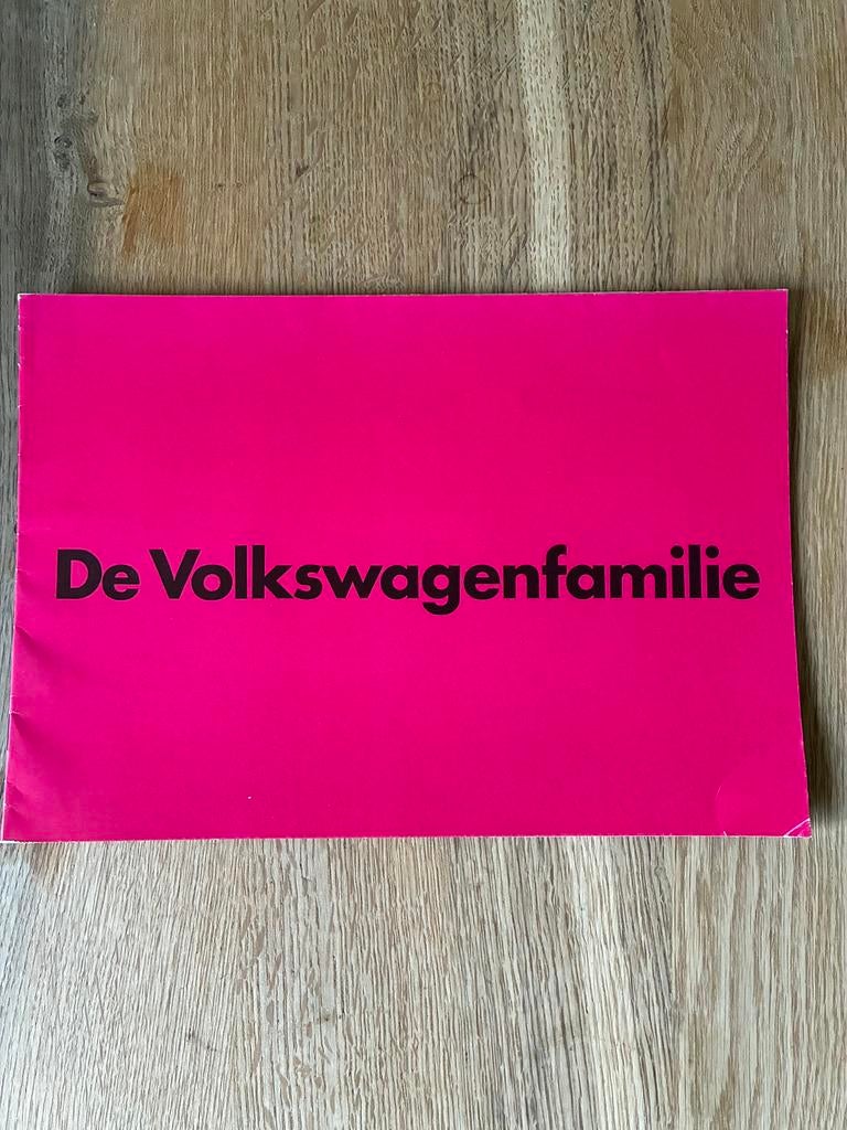 Volkswagen VW brochure 12/70 oa Kever Karmann Ghia, Ophalen of Verzenden, Zo goed als nieuw, Volkswagen