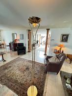 Vintage messing uplighter vloerlamp dimbaar Italiaans Relux, Ophalen