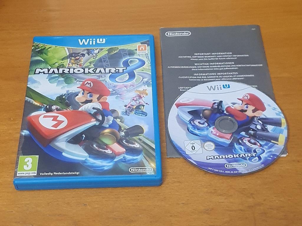 Wii U | Mario KART 8, Spelcomputers en Games, Games | Nintendo Wii U, Gebruikt, Racen en Vliegen, Ophalen of Verzenden, 3 spelers of meer