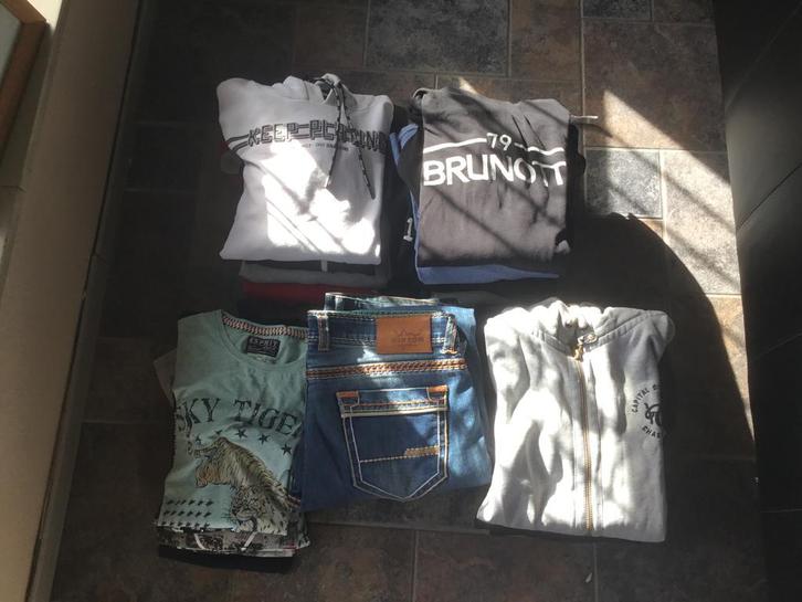 26 merkkledingpakket L( zie omschrijving), Kleding | Heren, Heren-kledingpakketten, Zo goed als nieuw, Maat 52/54 (L), Ophalen