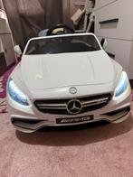 Mercedes-Benz AMG elektrische kinderauto wit, Ophalen of Verzenden, Zo goed als nieuw
