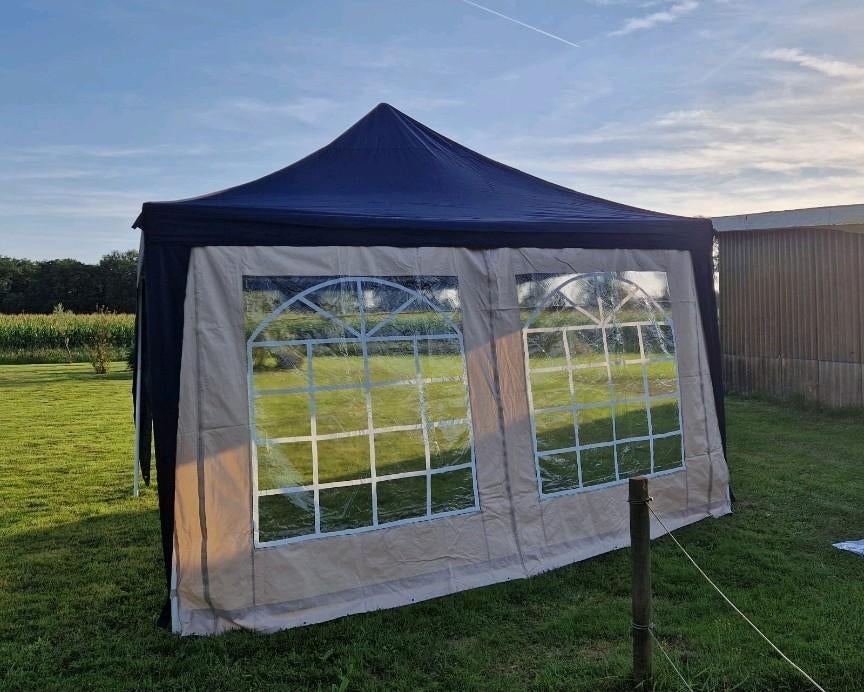 Partytent pagode 4x4 M OrangeOutdoor, Tuin en Terras, Partytenten, Ophalen, Zo goed als nieuw, 4 tot 6 meter, Pagodetent