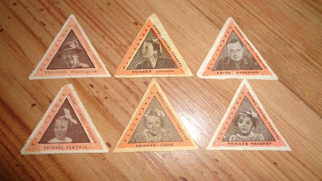 Bevrijding sluitzegel set 1945 koningshuis oorlog wo2, Verzamelen, Verzenden, Overige soorten, Nederland, Overige typen