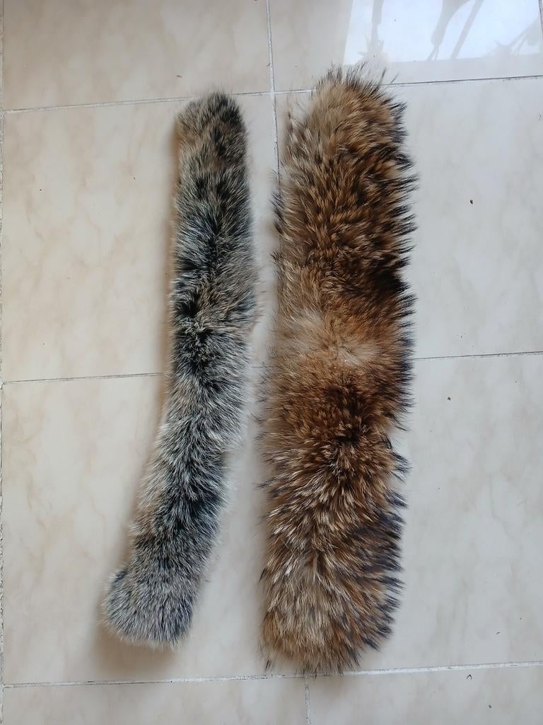 Twee losse bontkragen, in goede staat, Ophalen, Zo goed als nieuw, Sjaal