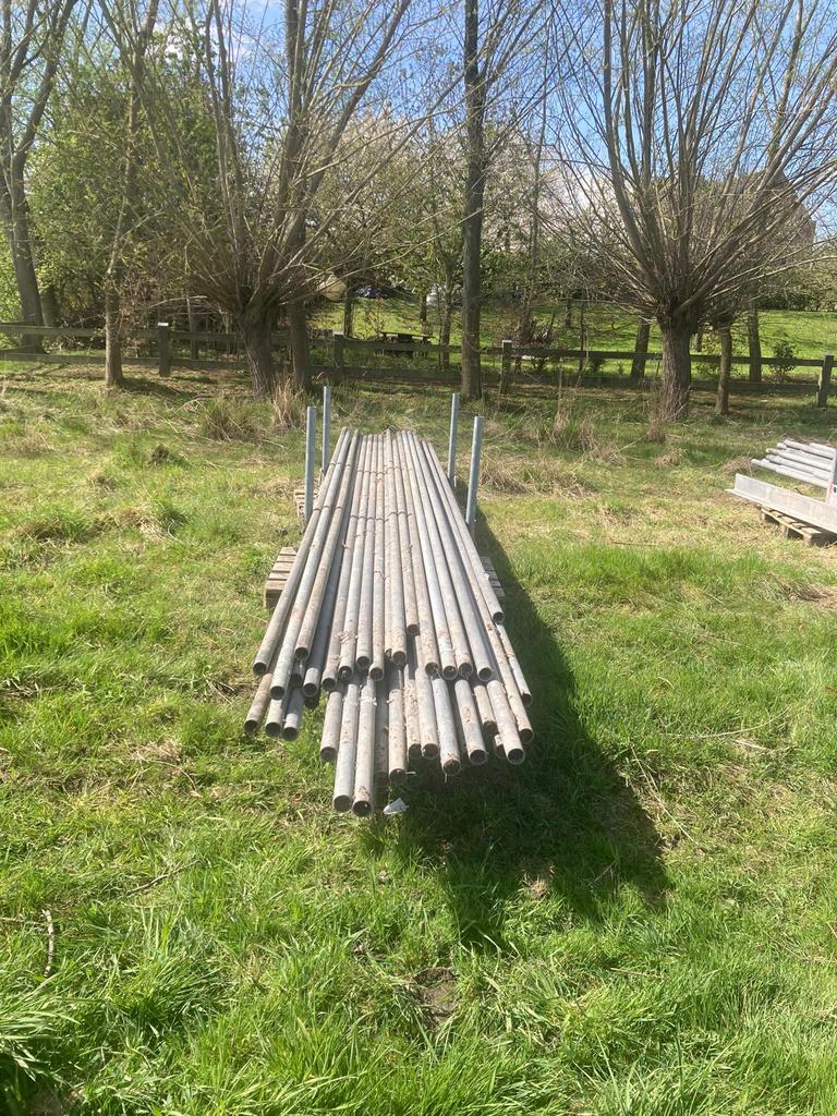 Steiger materiaal, Doe-het-zelf en Verbouw, Steigers, Gevelsteiger, 5 meter of hoger, Ophalen of Verzenden