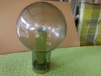 raak hanglamp vintage, Huis en Inrichting, Lampen | Hanglampen, Ophalen of Verzenden, Gebruikt, Glas, Minder dan 50 cm