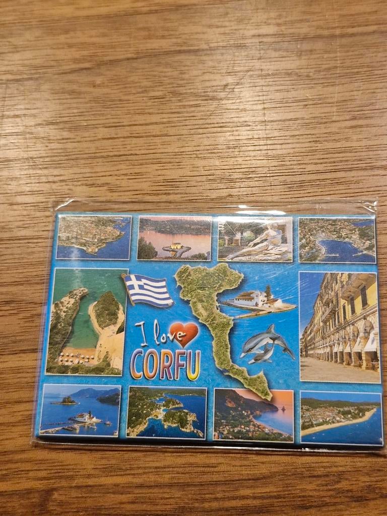 144 Koelkastmagneet Corfu, Ophalen of Verzenden, Nieuw