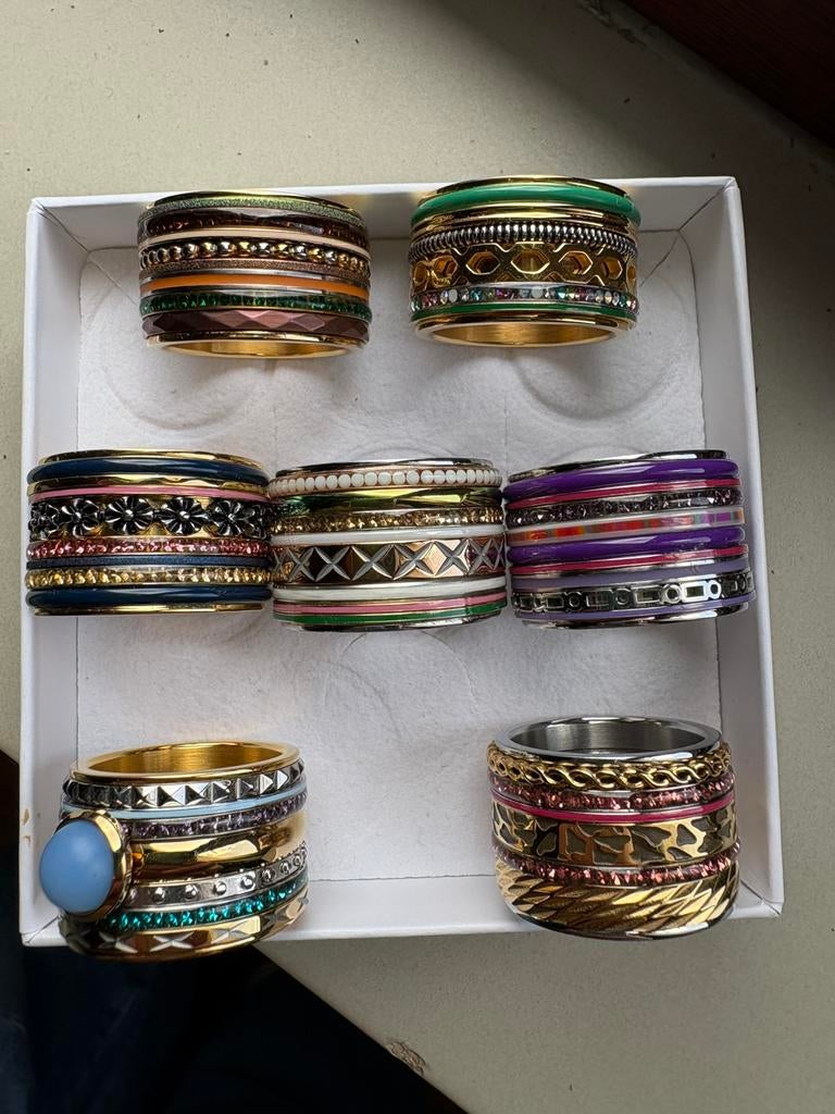 IXXXI ringen Maat 21, 20 of groter, IJzer of Staal, Ophalen of Verzenden, Zo goed als nieuw