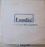 klein formaat Tangram spel in houten kistje, Ophalen of Verzenden, Minder dan 500 stukjes, Zo goed als nieuw, Overige typen