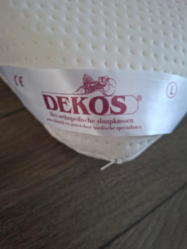 Dekos orthopedisch kussen, Ophalen, Eenpersoons, Wit, Zo goed als nieuw