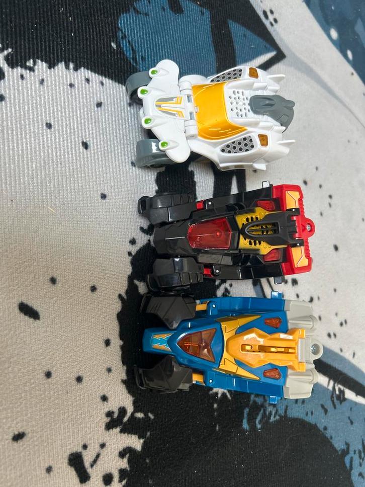 Set van 3 Transformers speelgoedauto's, Kinderen en Baby's, Speelgoed | Actiefiguren, Zo goed als nieuw, Ophalen