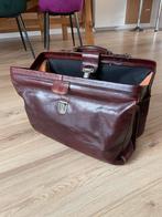 Leren Dokterstas - Vintage Stijl - Bruin, Sieraden, Tassen en Uiterlijk, Tassen | Reistassen en Weekendtassen, Ophalen, 40 tot 60 cm