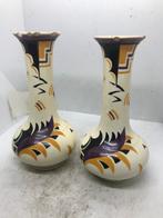 2 keramiek plateel maastricht art deco vaas, Antiek en Kunst, Antiek | Keramiek en Aardewerk, Ophalen of Verzenden