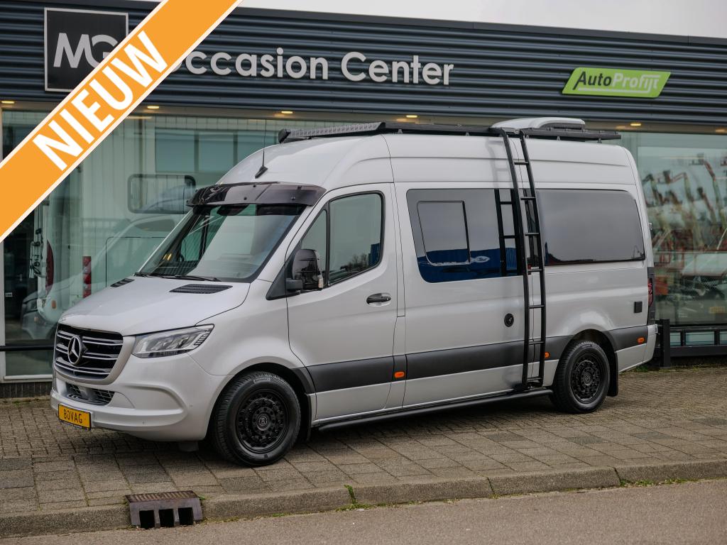 Mercedes-Benz Sprinter 316 CDI 2X AIRCO BOM VOL OFF GRID, Caravans en Kamperen, Campers, Automaat, Chemisch toilet, Startonderbreker
