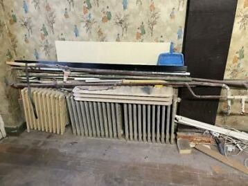 Oude verwarming en cv, Doe-het-zelf en Verbouw, Verwarming en Radiatoren, Ophalen, Minder dan 60 cm, Radiator, 30 tot 80 cm