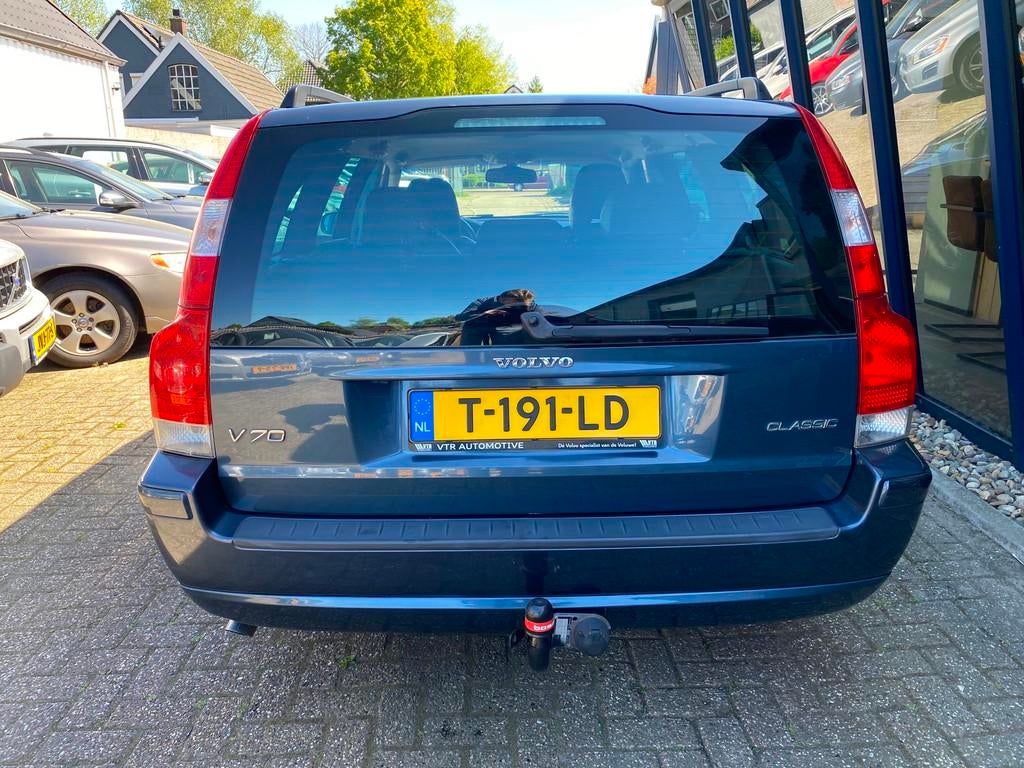 Volvo V70 2.4 Edition 170PK Youngtimer, Auto's, Voorwielaandrijving, Zwart, Blauw, Leder en Stof