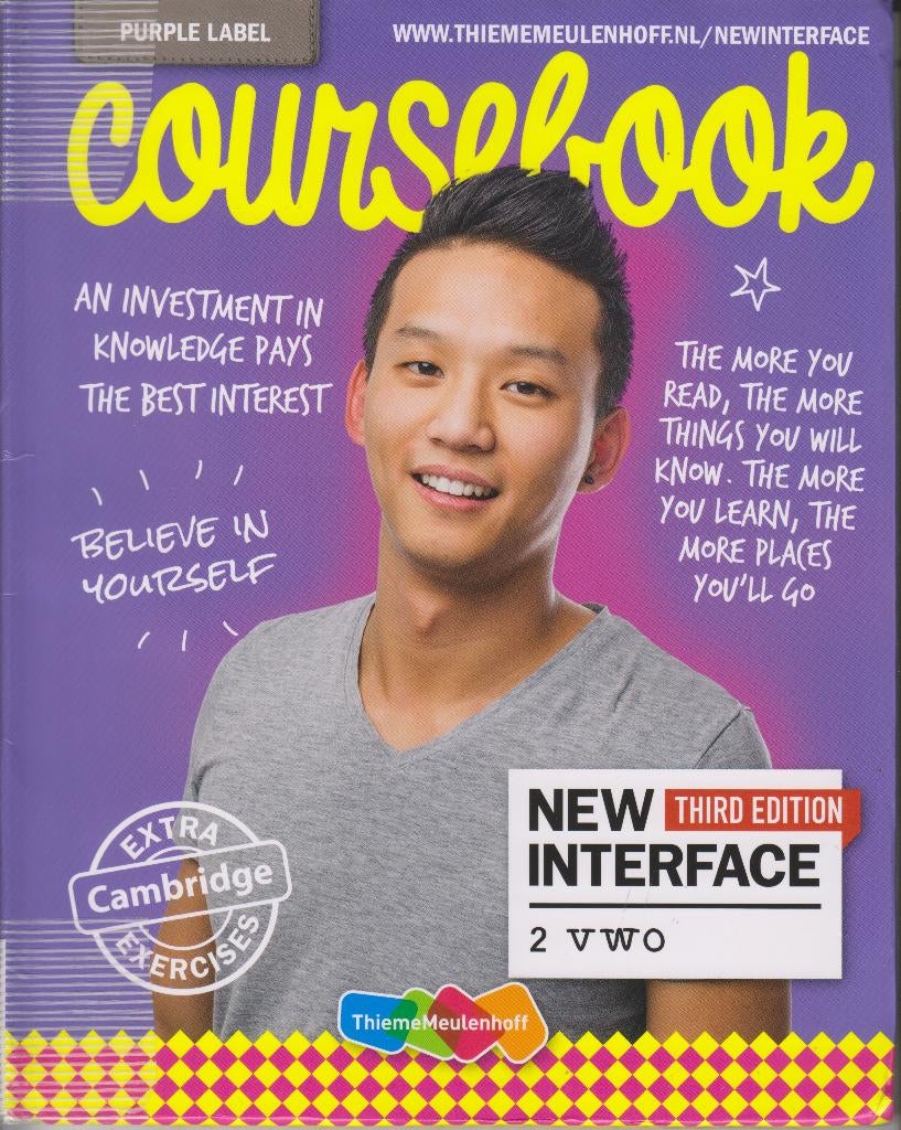 NEW INTERFACE 3e editie VWO 2 Coursebook +Workbooks zgan SET, Boeken, Schoolboeken, Zo goed als nieuw, Engels, VWO, Verzenden