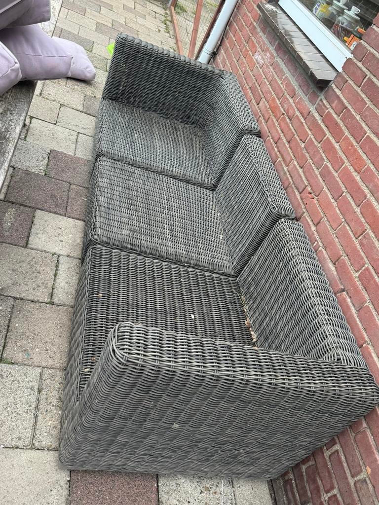 Gratis, Tuin en Terras, Tuinsets en Loungesets, 2 zitplaatsen, Kunststof, Ophalen of Verzenden, Zo goed als nieuw