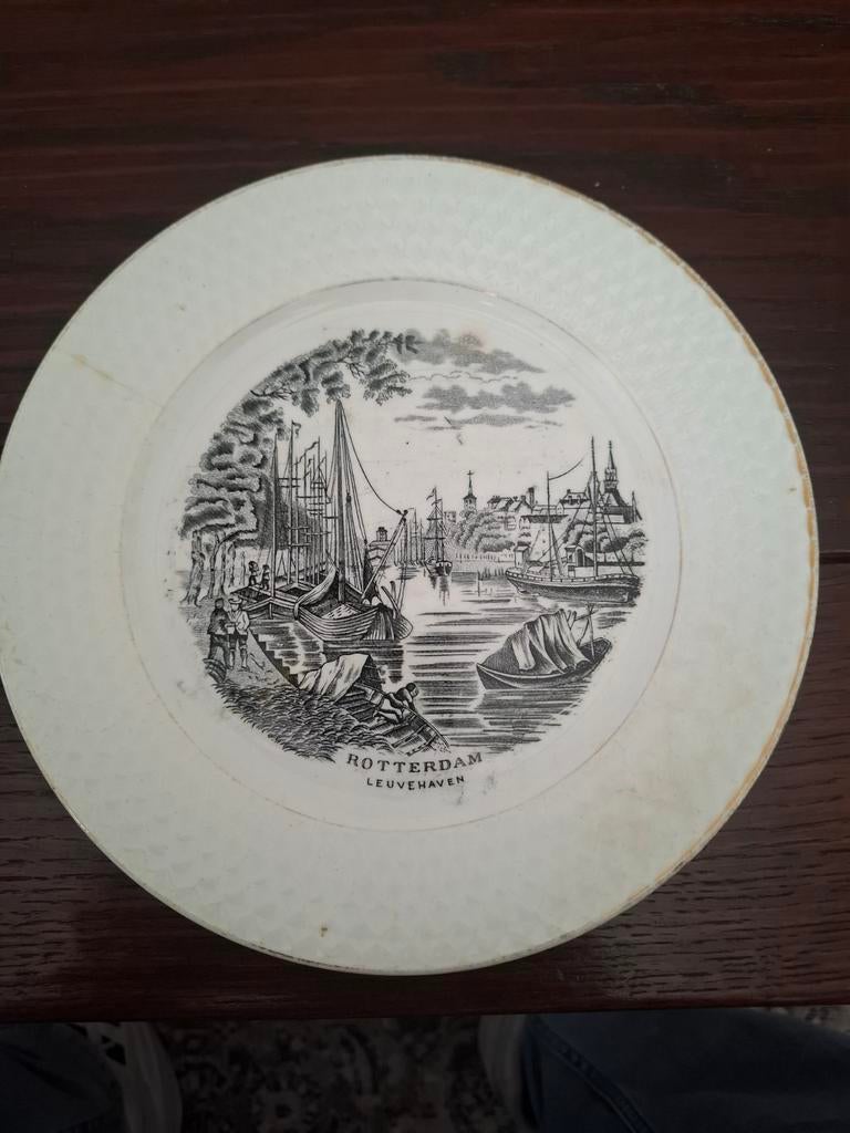 Wandbord Rotterdam Leuvehaven, Ophalen of Verzenden