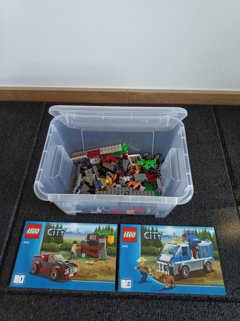 Lego City nummer 4441 Politie hondenwagen, Ophalen of Verzenden, Zo goed als nieuw, Complete set, Lego