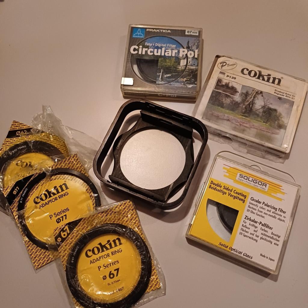 Cokin filters, adapterringen en polarisatiefilters, Audio, Tv en Foto, Fotografie | Filters, Polarisatiefilter, Gebruikt, Ophalen of Verzenden