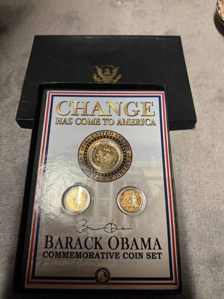 Barack Obama munten, Ophalen, Noord-Amerika, Setje