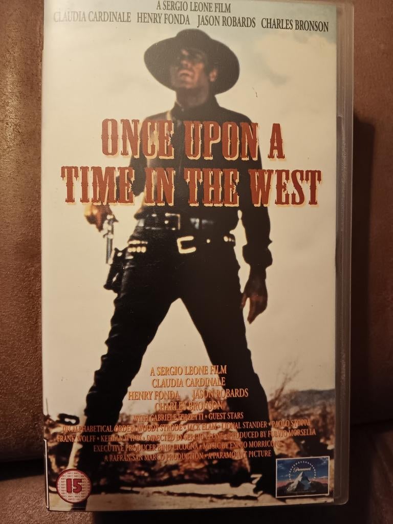 Once upon a time in the west vhs videoband nieuwstaat, Cd's en Dvd's, Ophalen of Verzenden, 1960 tot 1980, Zo goed als nieuw, Actie en Avontuur