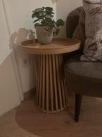Stijlvolle bijzettafel van hout, Ø40 x H50cm, 45 tot 60 cm, Minder dan 55 cm, Rond, Nieuw